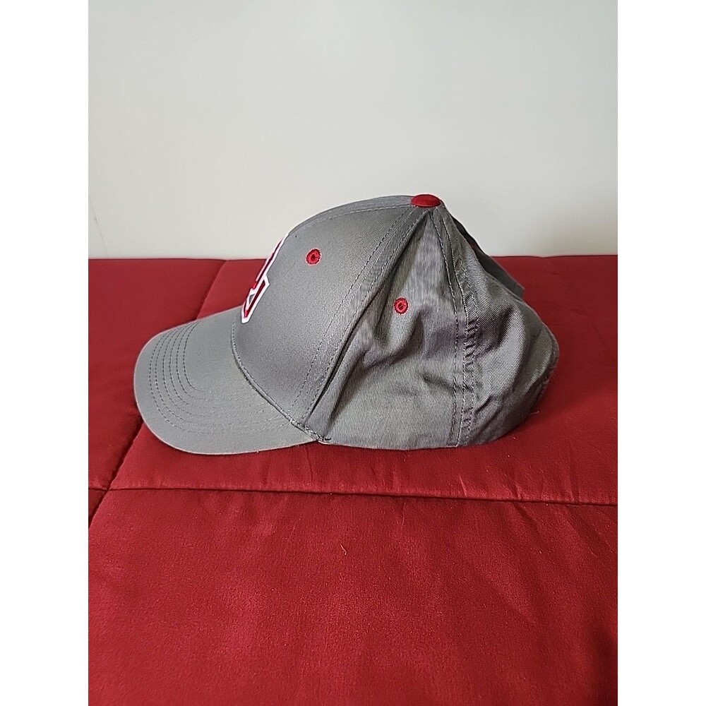 OU Oklahoma Baseball Hat Cap Sooners Structured Adjust Gray Captivating Headwear - Picture 10 of 10